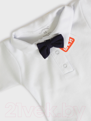 Комплект одежды для малышей Топотушки Нарядный для мальчика / 3-45-68 (белый/черный)