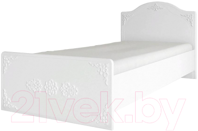 Односпальная кровать ДСВ МС Ki-Ki КРД 900.1 (белый)