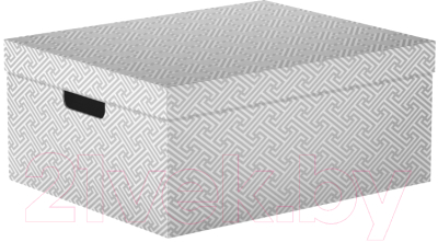 Коробка для хранения Handy Home Орнамет 280x370x180 / RUU-12 (серый)