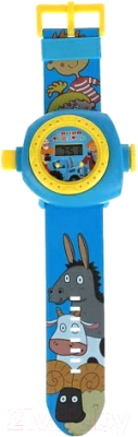 Часы наручные детские Умка Синий Трактор с проектором / B1266129-R23