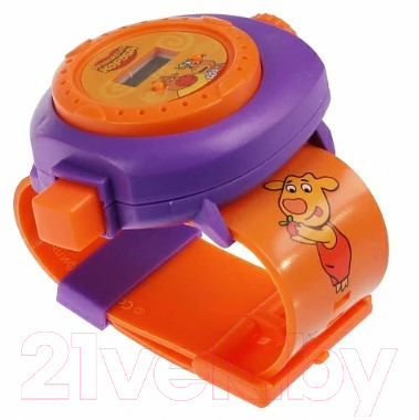 Часы наручные детские Умка Оранжевая корова с проектором / B1266129-R22
