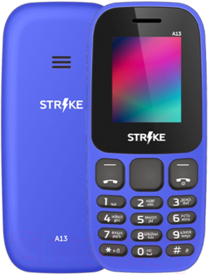 Мобильный телефон Strike A13 (темно-синий)