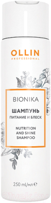 Шампунь для волос Ollin Professional BioNika Питание и блеск (250мл)