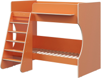 Двухъярусная кровать детская Можга Капризун 3 / Р438 (оранжевый) - 