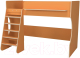 Кровать-чердак детская Можга Капризун 1 / Р432 (оранжевый) - 