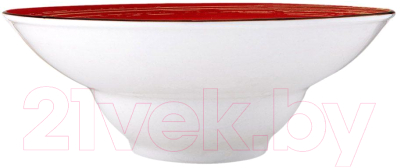 Тарелка столовая глубокая Wilmax WL-669222/A (красный)