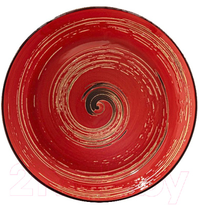 Тарелка столовая глубокая Wilmax WL-669228/A (красный)