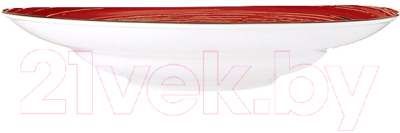 Тарелка столовая глубокая Wilmax WL-669228/A (красный)