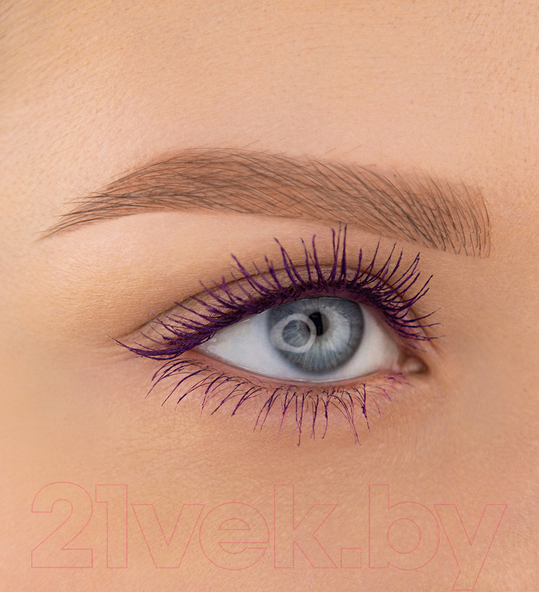 Тушь для ресниц LUXVISAGE Perfect Color Веер пышных ресниц Violet (8г) — фото 4