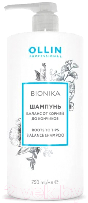 Шампунь для волос Ollin Professional BioNika Баланс от корней до кончиков (750мл)