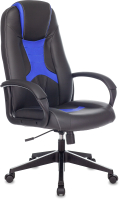 Кресло геймерское TopChairs ST-Cyber 8 (черный/синий) - 