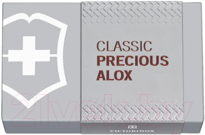 Мультитул Victorinox Classic Precious Alox-Hazel Brown 0.6221.4011G