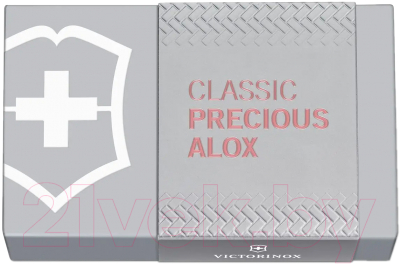 Мультитул Victorinox Classic Precious Alox-Gentle Rose 0.6221.405G