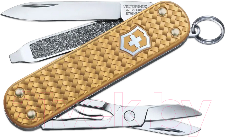 Мультитул Victorinox Classic Precious Alox-Brass Gold 0.6221.408G