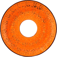 Блюдце Wilmax WL-667335/B (оранжевый) - 