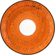 Блюдце Wilmax WL-667336/B (оранжевый) - 