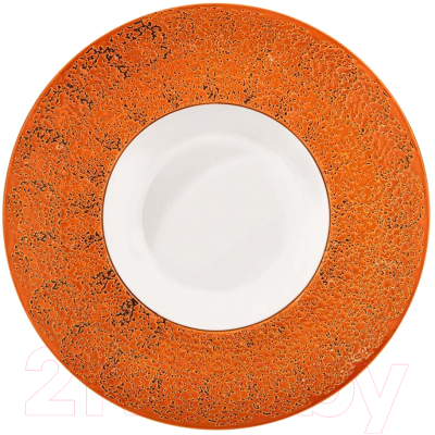 Тарелка столовая глубокая Wilmax WL-667322/A (оранжевый)
