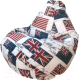 Бескаркасное кресло Flagman Груша Мега Г3.4-04 (Британский флаг) - 