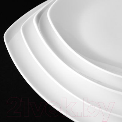 Тарелка столовая обеденная Chan Wave Quadro фк0210