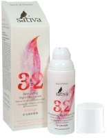 Крем для лица Sativa Маска ночная ревитализирующая №32 (50мл) - 
