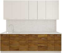 

Готовая кухня Артём-Мебель, Эльза СН-114 без стекла ДСП 2.6м