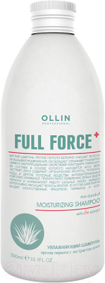Шампунь для волос Ollin Professional Anti-Dandruff Увлажняющий против перхоти с экстракт алоэ  (300мл)