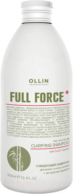 Шампунь для волос Ollin Professional Hair & Scalp Purfying Очищающий с экстрактом бамбука (300мл)