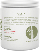 Маска для волос Ollin Professional Hair & Scalp Purfying Очищающая с экстрактом бамбука (250мл) - 