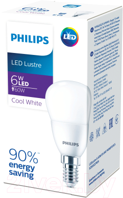 Изображение товара Лампа Philips LEDLustre 6-60W E14 840 P45NDFR RCA / 929002274037