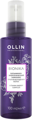 Спрей для волос Ollin Professional BioNika Витаминно-энергетический комплекс против выпадения волос (100мл)