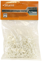 Крестики для укладки плитки Sturm! 1.5мм / 9041-02-15 (200шт) - 