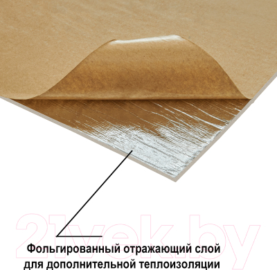 Панель ПВХ Lako Decor Самоклеящаяся Барокко 70x70(6мм) / LKD-1022 (зеленый)