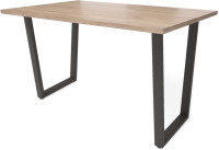 Обеденный стол Millwood Уэльс Л18 100x70 (дуб табачный крафт/металл черный) - 
