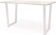 Обеденный стол Millwood Уэльс Л18 100x70 (дуб белый крафт/металл белый) - 