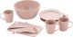 Набор пластиковой посуды Plastic Republic Sugar&Spice / SE1816 12 005 (14пр) - 