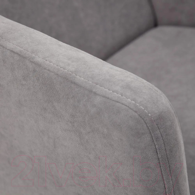 Кресло офисное Tetchair Milan хром/флок (серый 29)