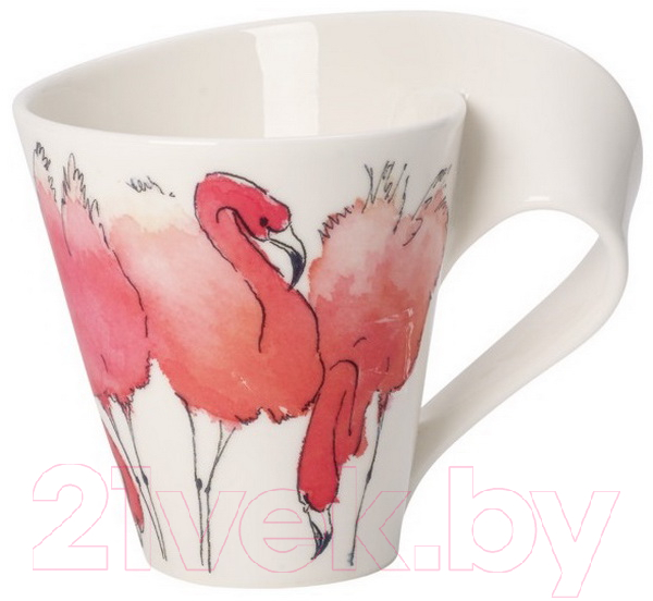 Кружка Villeroy & Boch NewWave Caffe Animals of the World Flamingo / 10-4155-9100