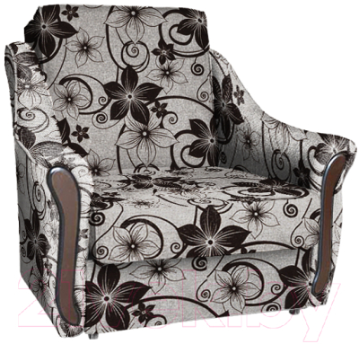 Кресло-кровать Асмана Виктория (велюр цветок в ромбе)