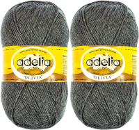 

Набор пряжи для вязания Adelia, Olivia 100г 250м±10м №19