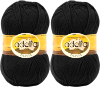

Набор пряжи для вязания Adelia, Olivia 100г 250м±10м №02