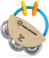 Музыкальная игрушка Hape Бубен и погремушка для малышей 2 в 1 / 12011_HP - 