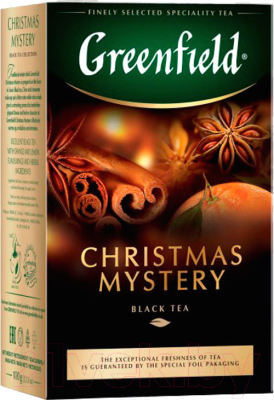Чай листовой GREENFIELD Christmas Mystery Black Tea (100г)