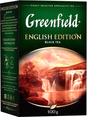 Чай листовой GREENFIELD English Edition черный (100г)