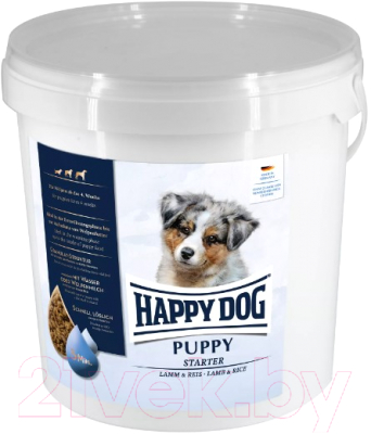 Сухой корм для собак Happy Dog Puppy Starter Lamm & Reis до 4 нед. ягненок и рис / 60988 (4кг)