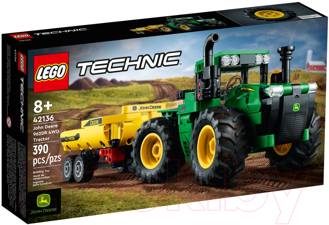 Конструктор Lego Technic John Deere 9620R 4WD Tractor / 42136