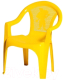 Стул детский Стандарт Пластик Групп 38x35x53.5 (желтый) - 