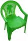 Стул детский Стандарт Пластик Групп 38x35x53.5 (зеленый) - 