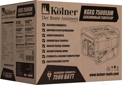 Бензиновый генератор Kolner KGEG 8500EAМ