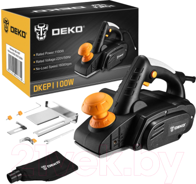 Электрорубанок Deko DKEP1100W / 063-4197