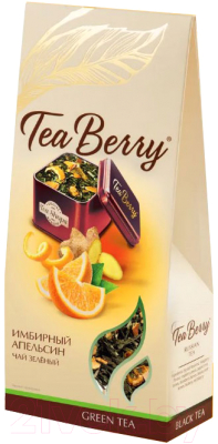 Чай листовой Tea Berry Имбирный апельсин зеленый / 95211698 (100г)